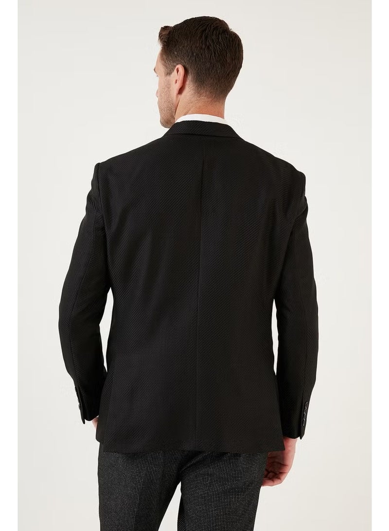 Buratti 6 Drop Double Slit Slim Fit Blazer Men's Jacket 659001 - Image 3